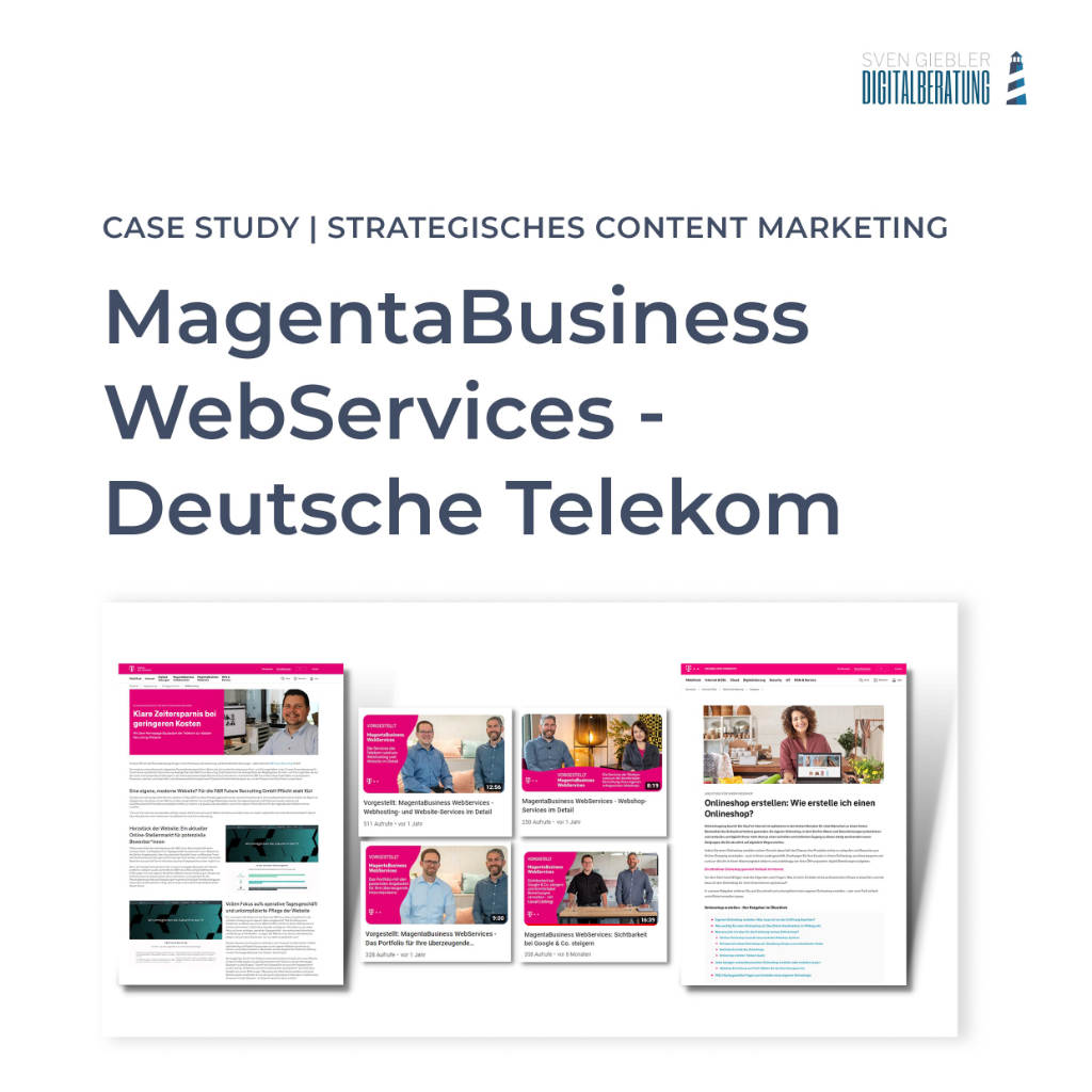 Sven Giebler Digitalberatung - Case Study Telekom Content Marketing 2023