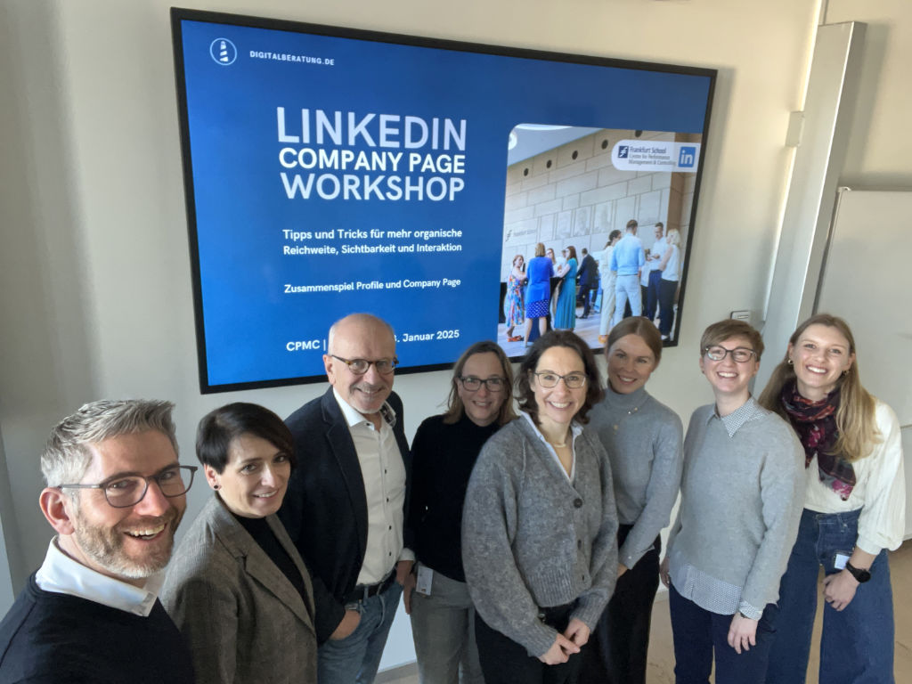 SGDB - LinkedIn Company Page Workshop Frankfurt School of Finance & Management 130125
